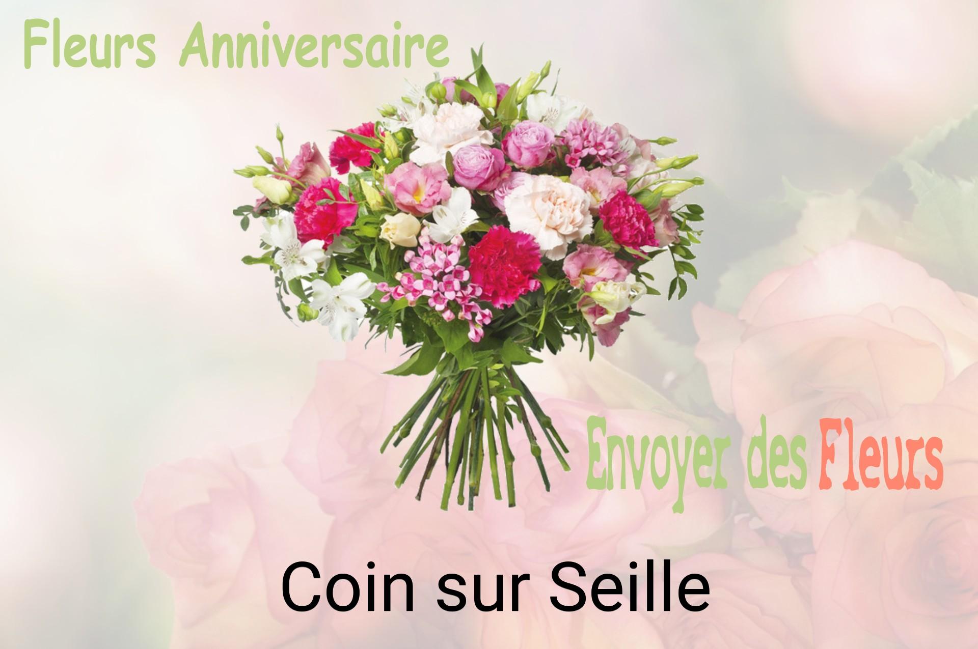Bouquet de fleurs d’anniversaire livré à Coin-sur-Seille